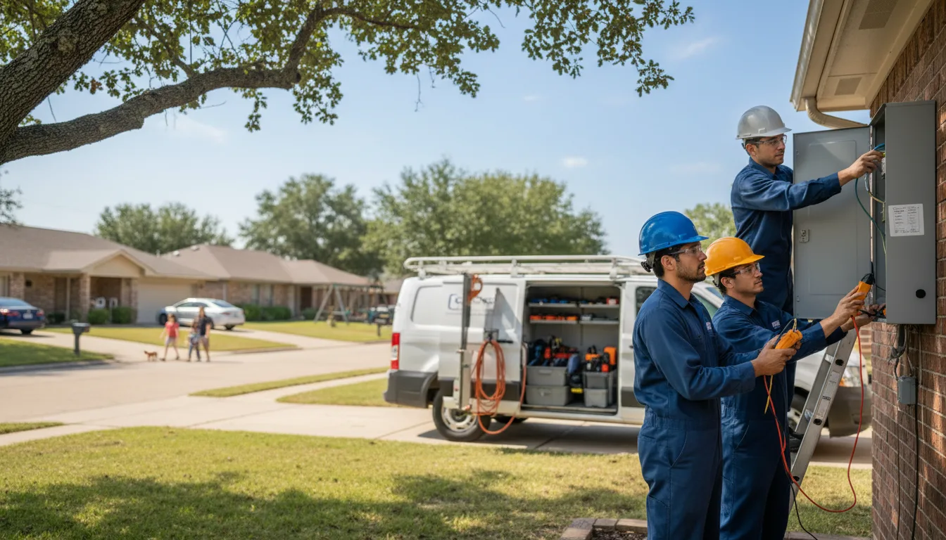 Certified electrician providing emergency electrical services in Sharpsburg, GA